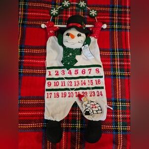 2004 ANNALEE Christmas Snowman Advent Calendar